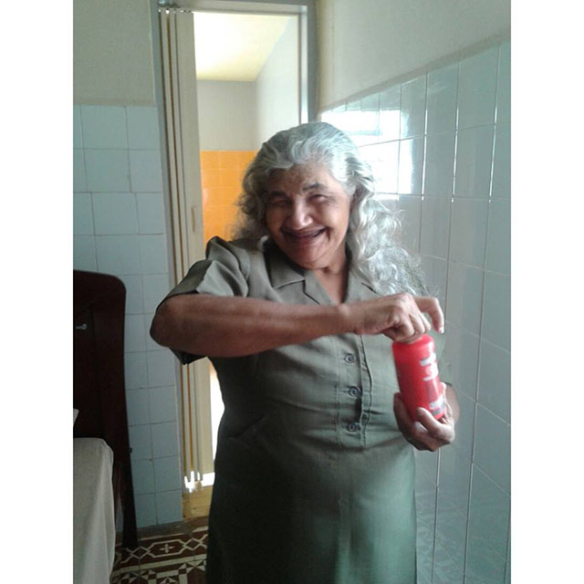 Francisca foi encontrada no centro de Garanhuns (Foto: VeC Garanhuns)