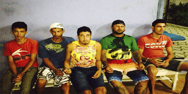 Suspeitos foram levados para a Casa deCustódia de Arapiraca (Foto: Divugação/Polícia Civil)