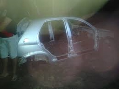 Desmanche localizado num canavial na Utinga em Rio Largo (Foto: 8º BPM)