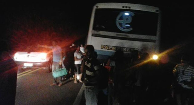 O fato ocorreu na noite desta sexta-feira(10) próximo à cidade de Maribondo (Foto: Reprodução/Rede Social)