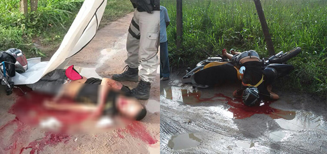 jovem é executado a tiros no bairro Bom Sucesso (Cortesia/Internauta)