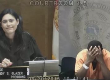 Juíza reconheceu amigo de infância em julgamento (Foto: Reprodução/Youtube)