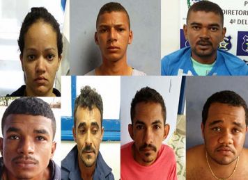 Presos em Lagoa da Canoa (Foto: ASCOM/PC)