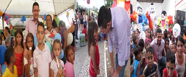 Prefeito Antônio Teixeira realiza festa das crianças em Tanque d´Arca