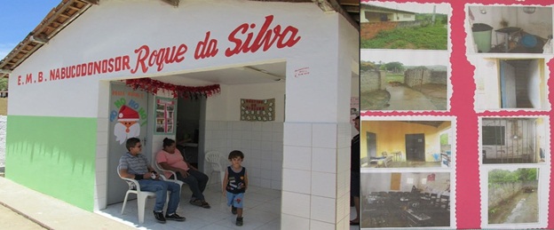 Veja o antes e o depois da Escola de Educação Básica Nabucodonosor no Sítio Boqueirão,