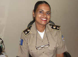 Tenente Coronel Fátima Basílio é transferida de Palmeira dos Índios