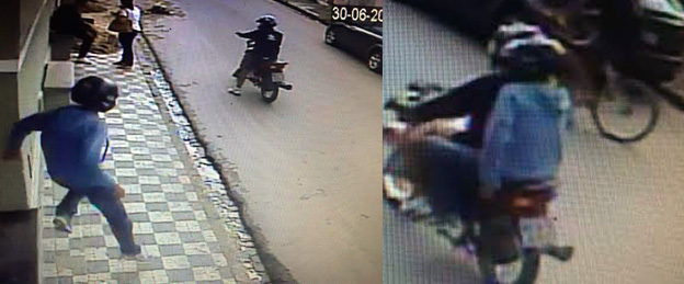 Dupla armada usa moto para promover arrastão em Palmeira dos Índios