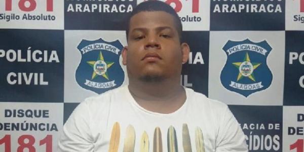 PC detém em Arapiraca suspeito de balear criança de dois anos