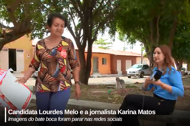 Barraco: Em vídeo, repórter da TV Clube (PI) discute com entrevistada