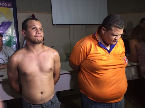 Suspeitos foram apresentados à imprensa na tarde desta quinta-feira