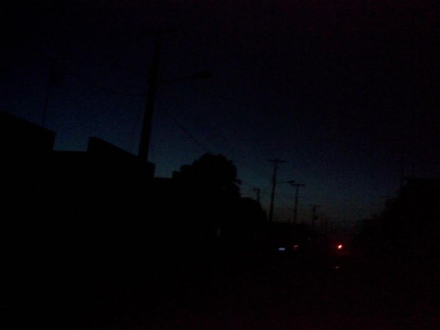 A falta de energia tem sido diária em Olivença