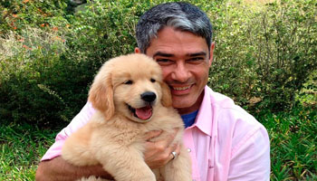 William Bonner abre mão da guarda de cachorros em partilha com Fátima Bernardes