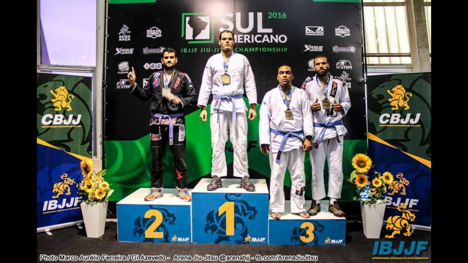 Alagoano Rodrigo Calheiros é campeão Sul Americano de Jiu Jitsu em São Paulo