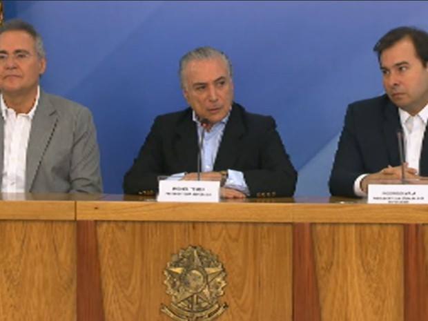 Michel Temer: “é indigno e gravíssimo gravar presidente”