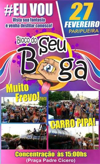 Bloco do “Seu Boga” promete agitar Paripueira no Carnaval