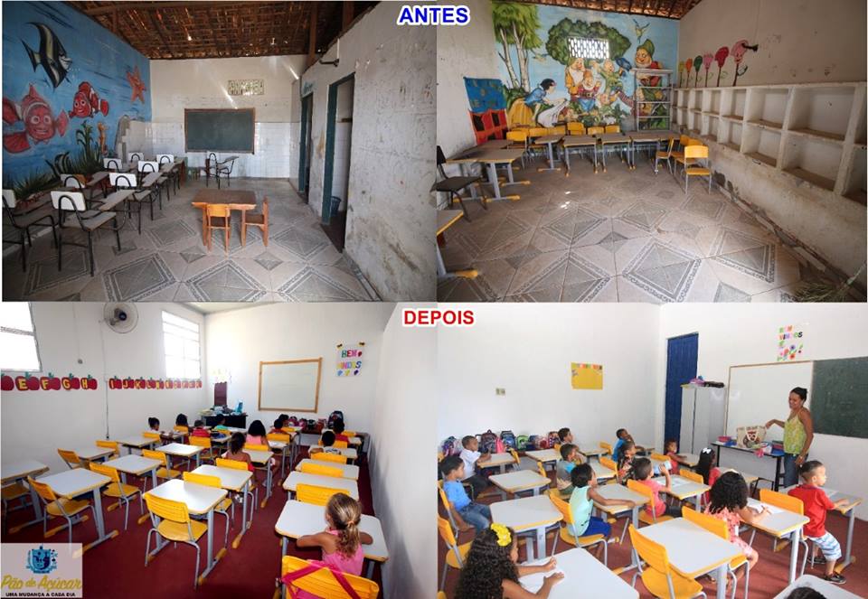 Prefeito Flávio Almeida entrega escola reformada e adequada para aulas