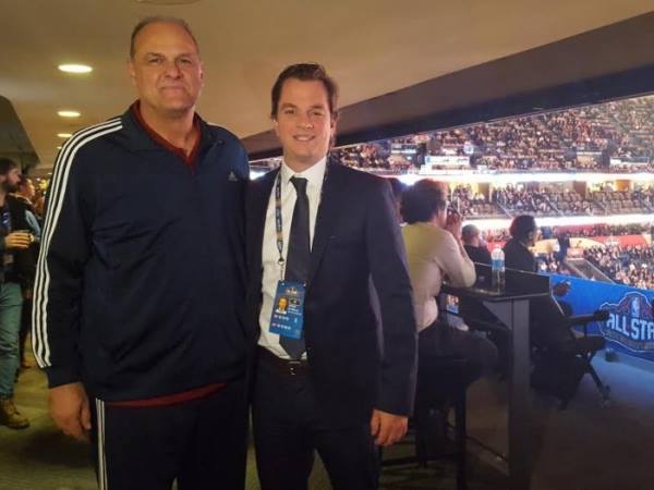 Arnon de Mello Neto prestigia homenagem da NBA a Oscar Schmidt