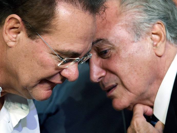 Michel Temer aguarda o bombardeio da Odebrecht para negociar com Renan Calheiros