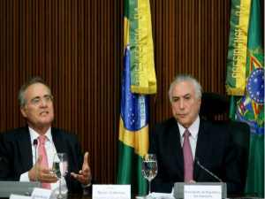 Renan Calheiros avisa a Temer que reforma da previdência tem de ser gradual