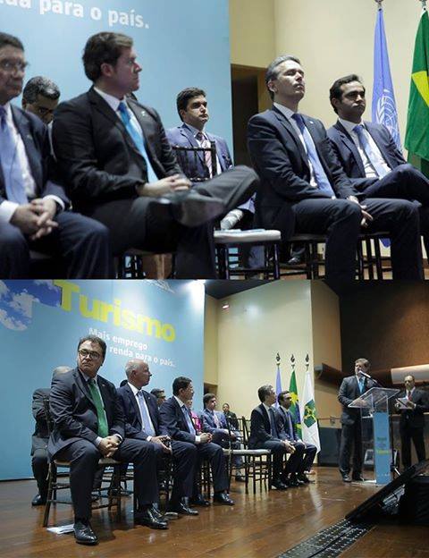 Rui Palmeira foi à festa de lançamento do Turismo para prestrigiar Marx Beltrão