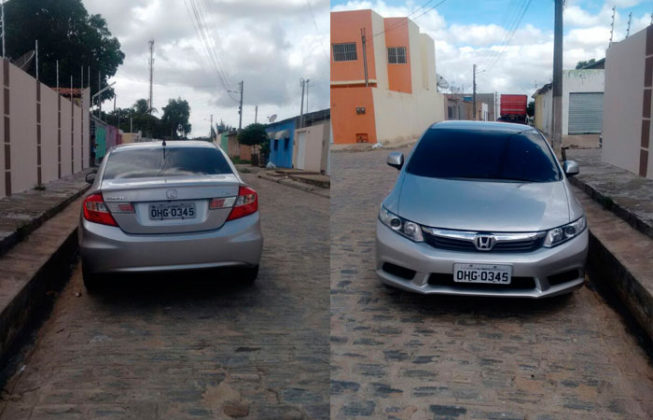 Carro roubado em Palmeira dos Índios é recuperado em Arapiraca