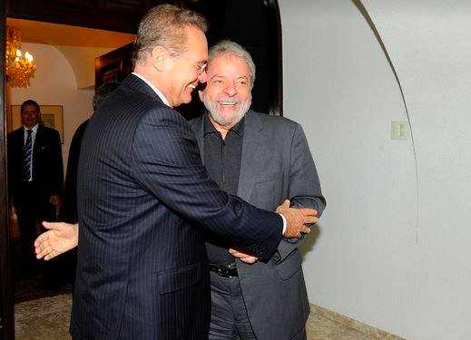 Renan e Lula fazem aliança para 2018