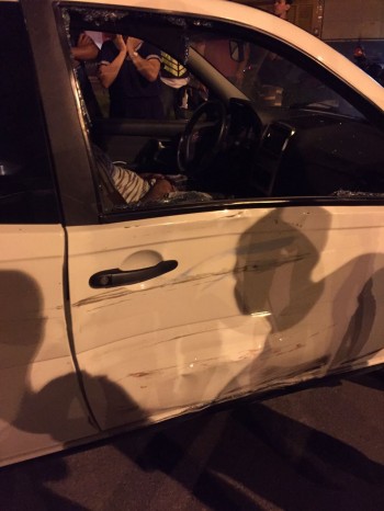 Acidente entre picape e moto deixa dois feridos em Arapiraca