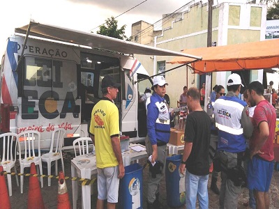 Em Palmeira dos Índios, Operação Lei Seca autua 72 condutores por irregularidades de trânsito