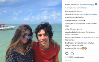 Maisa Silva e namorado curtem feriado em Maragogi