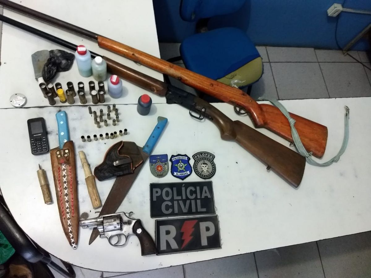 Suspeito de homicídio é preso em Palmeira dos Índios