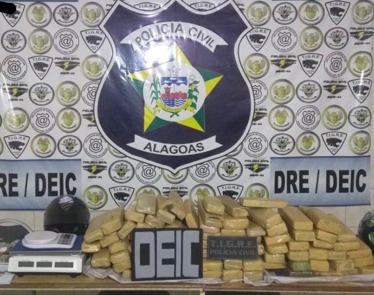 PC deflagra operação e apreende 60Kg de maconha