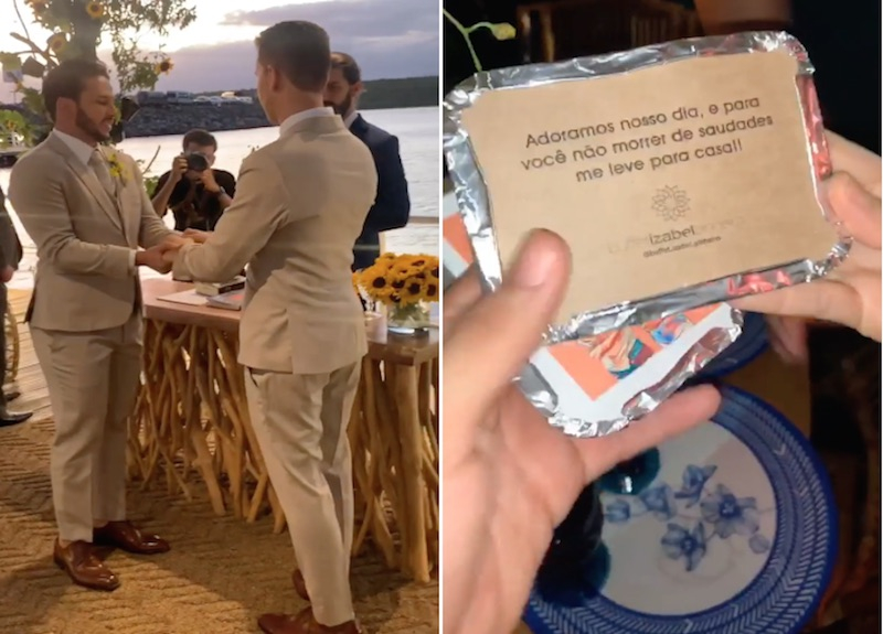 Carlinhos Maia mandou marmitas para fãs que aguardavam fora de festa de casamento