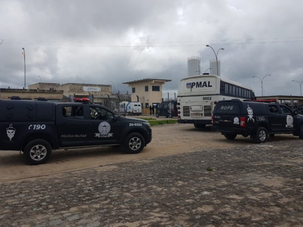 Ação remaneja cerca de 300 reeducandos do sistema prisional de AL