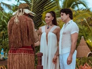 Claudia Raia celebra um ano de casamento com viagem para Bahia