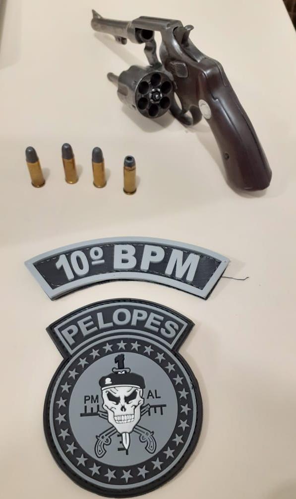 Motorista é preso por porte ilegal de arma em Palmeira dos Índios