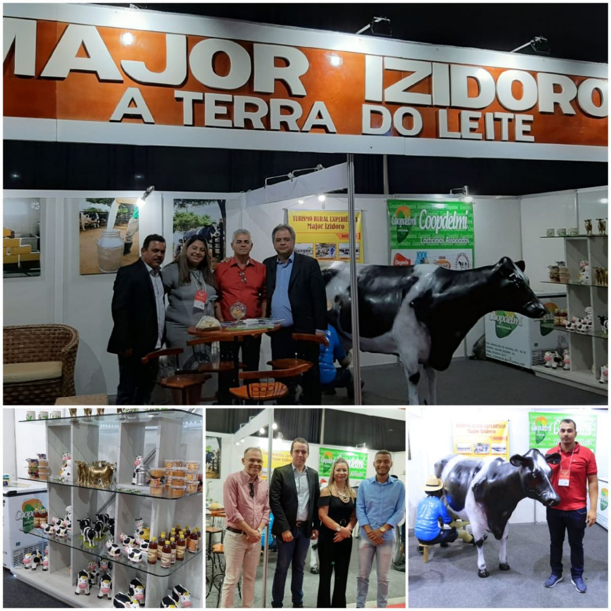 Major Izidoro marca presença na Feira dos Municípios esbanjando potencial do leite