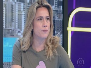 Fernanda Gentil fica sem reação após homofobia na plateia