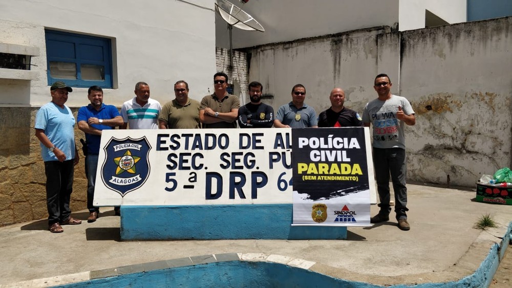 Polícia Civil paralisa atividades em AL até sexta-feira