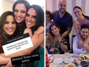 “Mentira”, diz Graciele Lacerda sobre boatos de rixa com Wanessa e Camilla