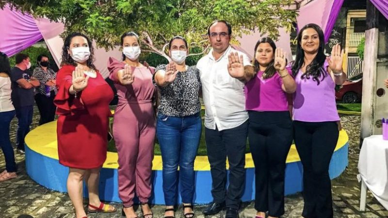 Em Junqueiro prefeito abre campanha “Agosto Lilás” clamando por paz para todas as mulheres