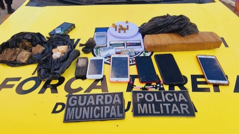 Trio é preso com 1kg de maconha, pedras de crack e munições em Teotônio Vilela, AL