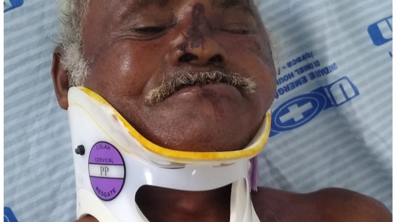 Hospital do Agreste procura parentes de idoso que deu entrada na unidade após acidente de moto