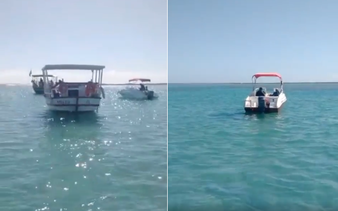 Jangadeiros fecham piscinas naturais de Maragogi em protesto contra projeto de lei