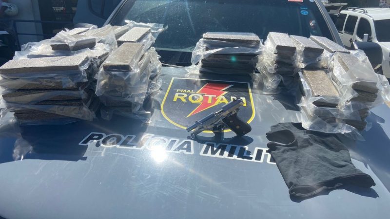 Condutor é preso transportando 42 kg de maconha dentro de caixas no Benedito Bentes