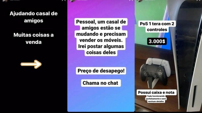 Golpe usa perfil de vítima para anunciar ofertas falsas a seguidores