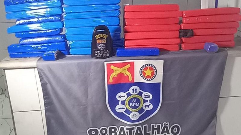 Polícia prende jovem e apreende 34 kg de maconha em Rio Largo