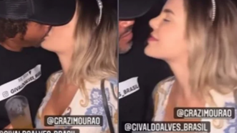Influencer troca beijos com morador de rua espancado por personal