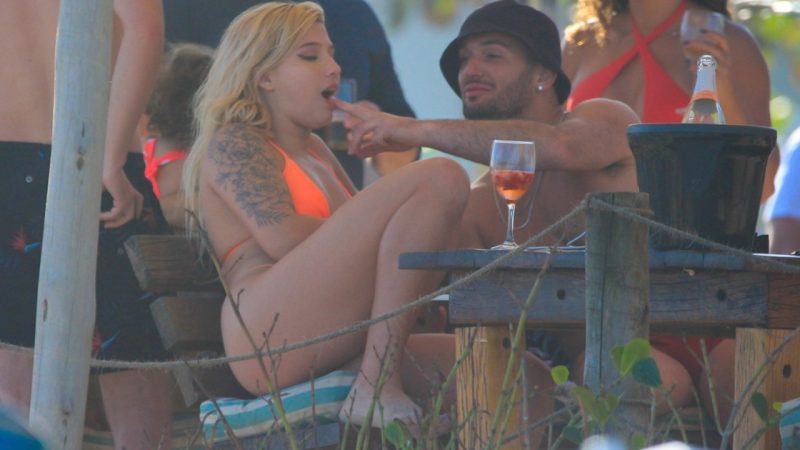 Diego Hypolito é flagrado em clima de romance com loira misteriosa