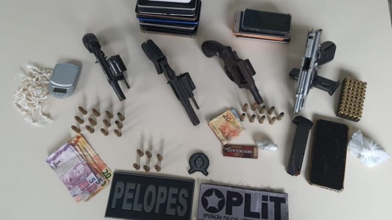 Sete são presos por tráfico de drogas durante operação na Rota Ecológica