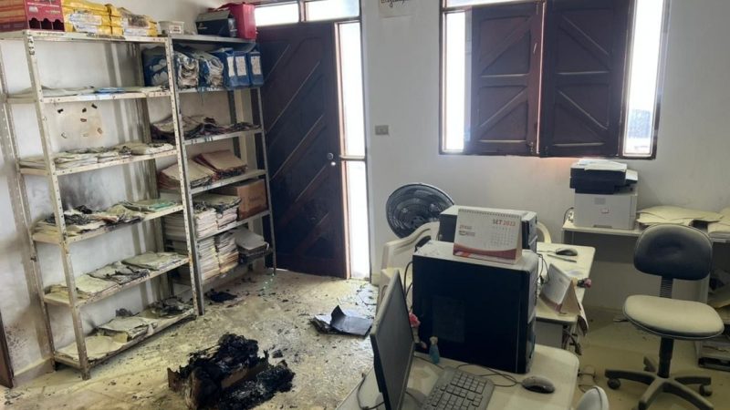 PC conclui inquérito e indicia suspeito de atear fogo em unidade de saúde em Craíbas